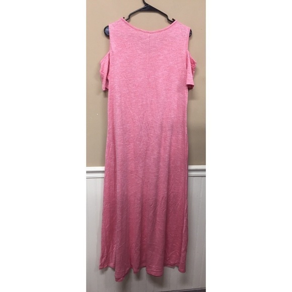 Soft Surroundings Dress Coral Electra Maxi - Picture 2 of 6